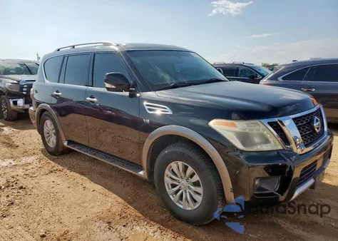2017 Nissan Armada Sv из США, поврежденный, VIN JN8AY2ND9H9008162